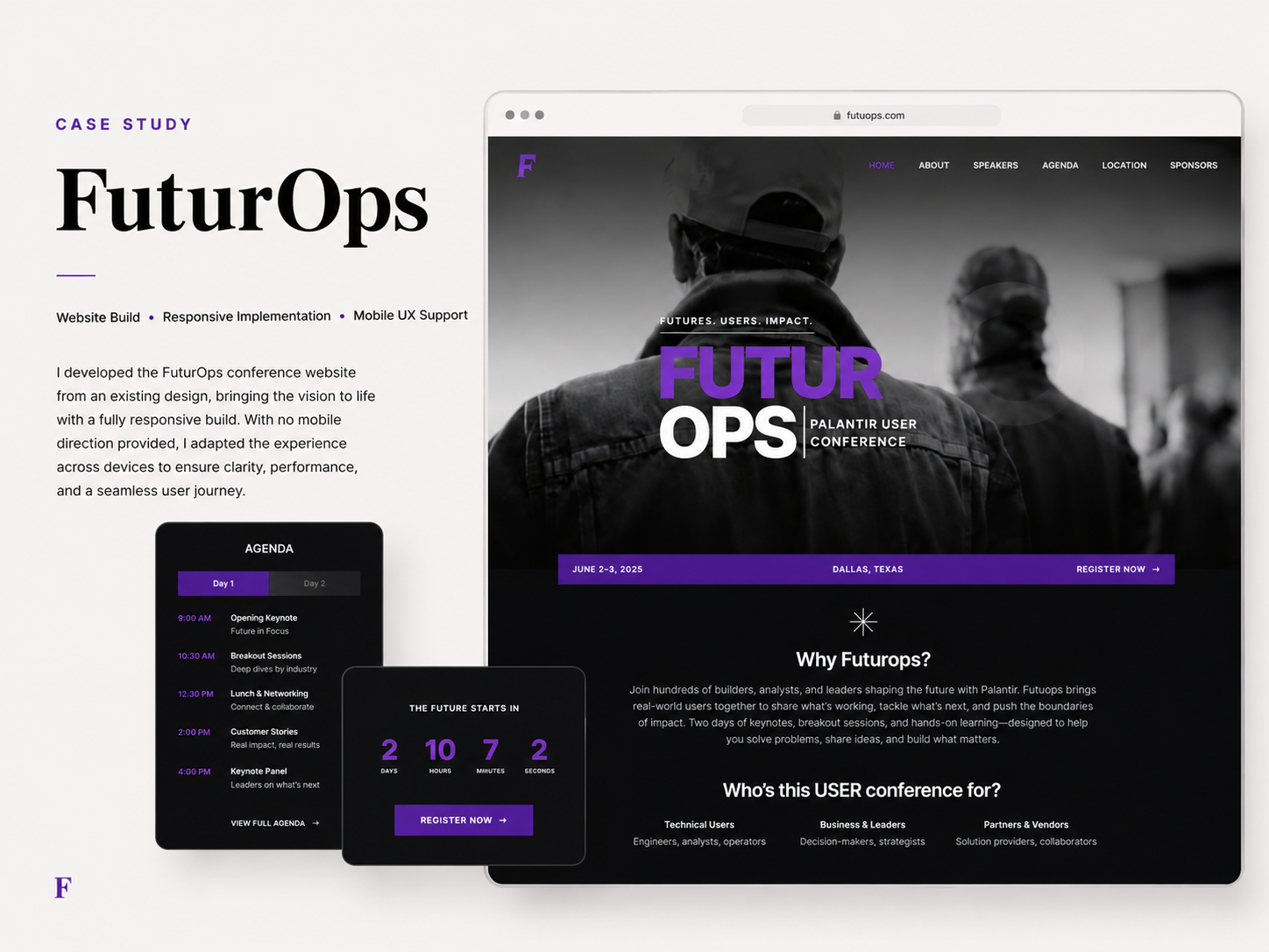 Futurops project screenshot