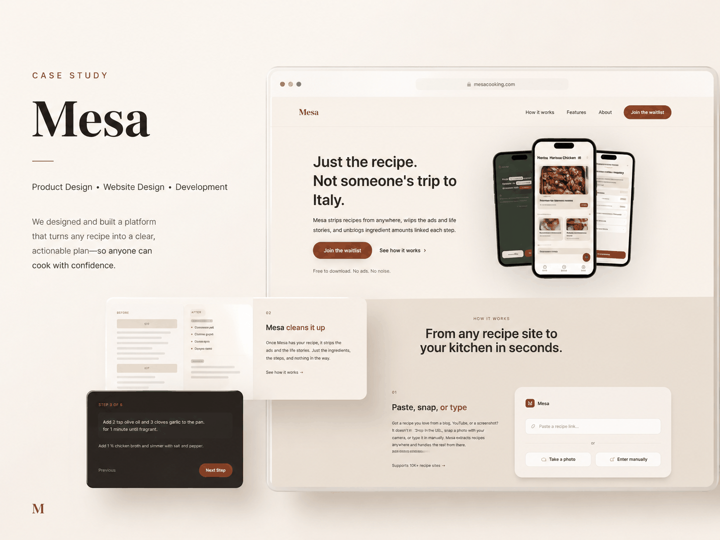 Mesa project screenshot