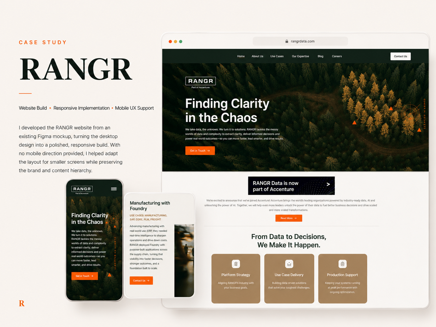 Rangr Data project screenshot